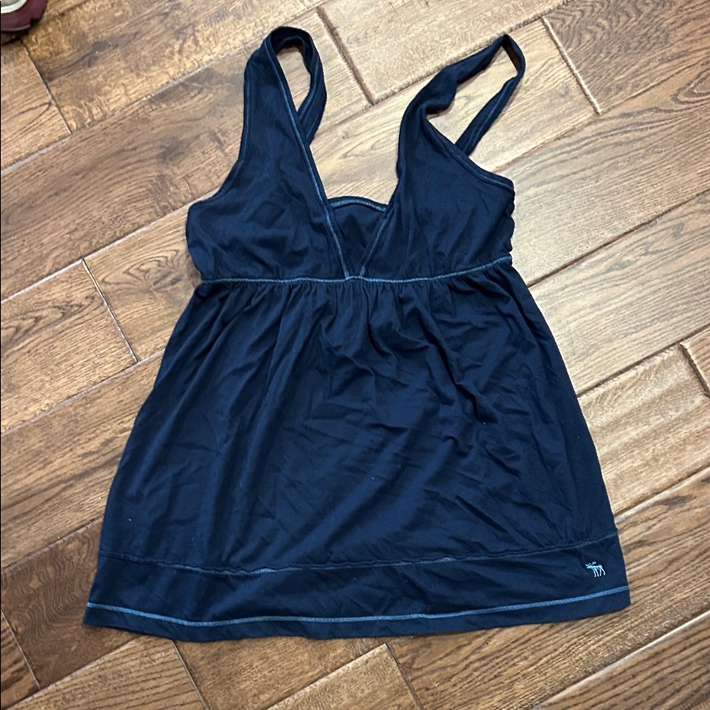 Abercrombie & Fitch Black Sleeveless Top